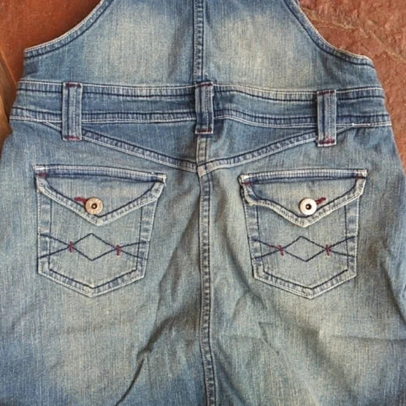 Denim Mudd Juniors Overall Skirt Size 1 - Picture 6 of 14